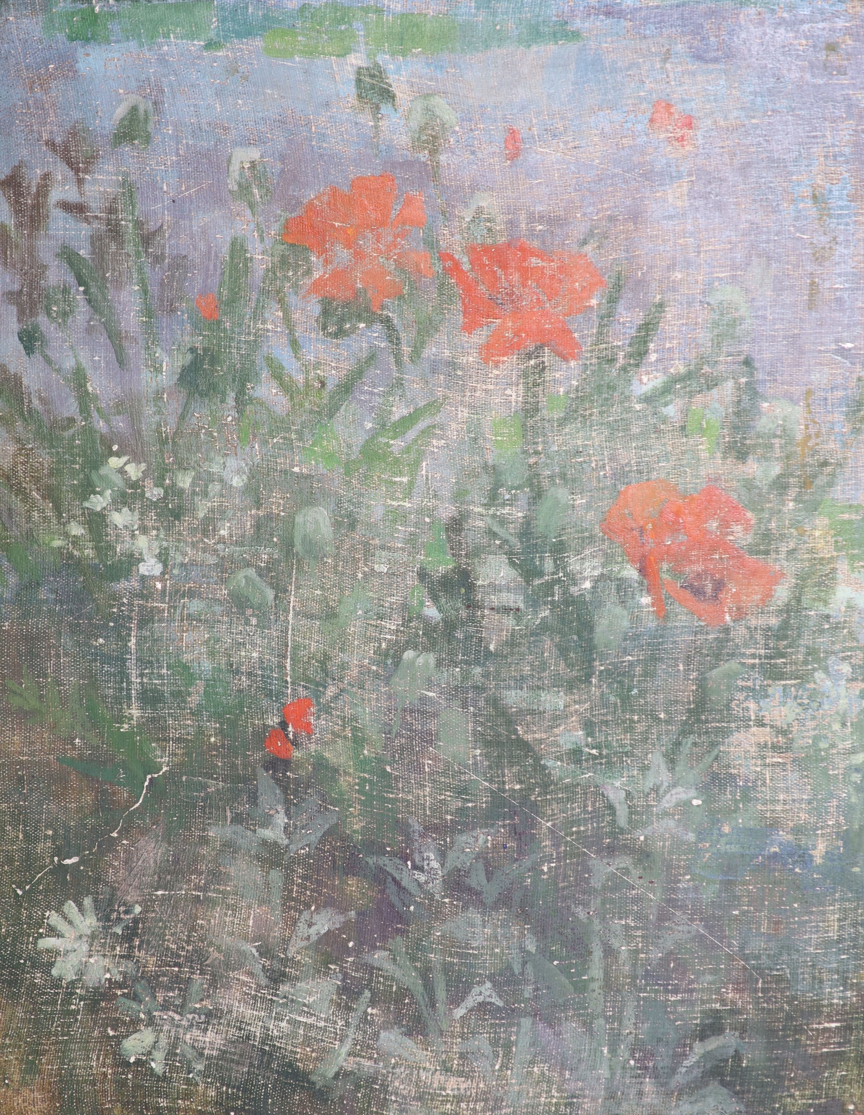 Michael Cadman (1920-2010), fourteen assorted oils on board, mostly landscapes, largest 30 x 46cm, mostly unframed and many unsigned, together with a sketch book